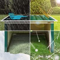 Robotmaaier Garage Groen Metaal 89x90x54cm - thumbnail