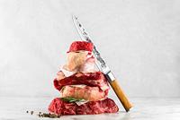 FORGED - Olive Forged - Vleesmes Olijfhout - thumbnail