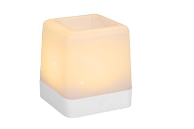 Grundig solar lamp tuinverlichting op zonne energie wit/oranje/blauw/groen licht tot 8 uur licht - thumbnail
