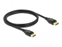 Delock 82423 Kabel DisplayPort 1.2 male > DisplayPort male 4K 1 m - thumbnail