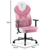 DIABLO X-GAMER gamestoel roze en wit - thumbnail