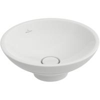 Villeroy & Boch Loop & Friends semi inbouw opzetwastafel rond Ø 43cm met overloop, wit alpin - thumbnail