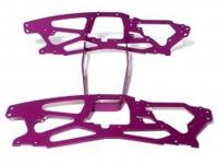 Main chassis 2.5mm/roll bar set (purple) - thumbnail
