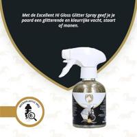 Excellent Horse Hi Gloss Glitter Spray Gold 250 ml - thumbnail