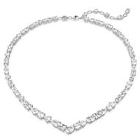 Swarovski 5665242 Ketting Mesmera zilverkleurig-wit 38-45 cm - thumbnail