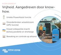 Victron Energy MultiPlus-II 12/3000/120-32 230 V Omvormer 3000 W 12 V - 230 V Geïntegreerde laadregelaar - thumbnail