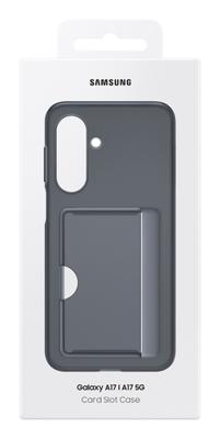Samsung Card Slot Case voor Samsung Galaxy A17 4G/5G Telefoonhoesje Zwart