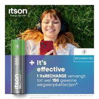 itson itsRECHARGE Oplaadbare AAA batterij (potlood) NiMH 1.2 V 8 stuk(s) - thumbnail