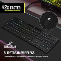 Corsair K100 AIR WIRELESS RGB Ultra-Thin Mechanical gaming toetsenbord - thumbnail