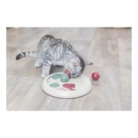 TRIXIE Activity Flip Board - Ø 23 cm - Lichtgrijs en roze - Voor katten - thumbnail