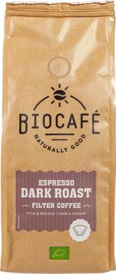 Filterkoffie espresso dark roast bio