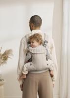 BABYBJORN Harmony draagzak geweven gemêleerd beige - thumbnail