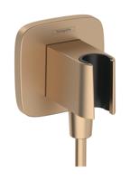 Hansgrohe FixFit Porter Q Wandhouder Brushed Bronze - thumbnail