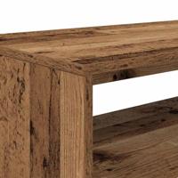 Tv-meubel 80x40x40 cm bewerkt hout oud houtkleurig - thumbnail