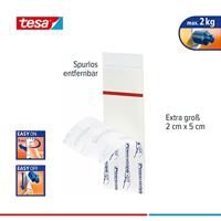 tesa POWERSTRIPS® Large Dubbelzijdig plakband Wit Inhoud: 30 stuk(s) - thumbnail