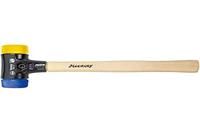 Wiha Kunststof hamer Safety | middelzacht/hard | met hickorysteel | rond-slagkop | 60 mm - 26614 - 26614 - thumbnail