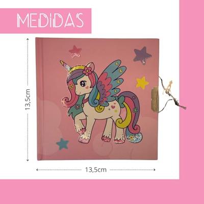 Dagboek Eenhoorn 13,5x13,5cm