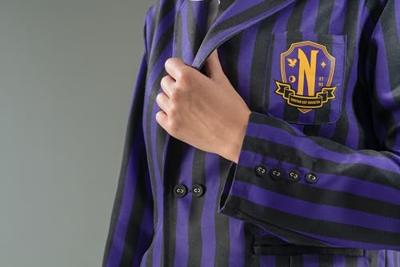 Wednesday © School Uniform Dames Zwart/Violet