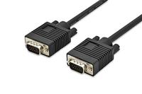 Digitus AK-310103-030-S VGA-kabel VGA Aansluitkabel VGA-stekker 15-polig, VGA-stekker 15-polig 3.00 m Zwart Rond, Afgeschermd (dubbel), Met Ferrietkern - thumbnail