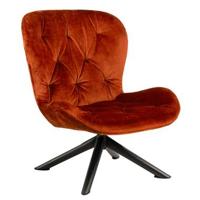 Bendt Fauteuil 'Olle' Velvet, kleur Copper - thumbnail