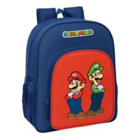 Schoolrugzak Super Mario Mamma mia Rood Marineblauw 32 x 38 x 12 cm - thumbnail