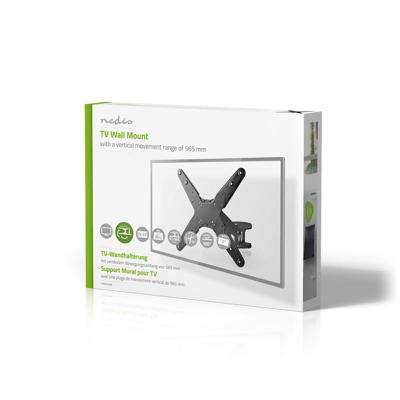 Nedis TVWM2732BK Verticale Tv-muurbeugel 23 - 55" Max. 30 Kg Nedis TVWM2732BK Verticale Tv-muurbeugel 23 - 55" Max. 30 Kg