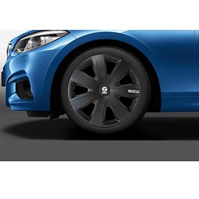 4-Delige Sparco Wieldoppenset Palermo 16-inch zwart SP1681BK