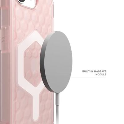 Urban Armor Gear Essential Armor Outdoor telefoonhoes Apple iPhone 16e Roze, Transparant Inductieve lading, MagSafe compatible, Stootbestendig Urban Armor Gear Essential Armor Outdoor telefoonhoes Apple iPhone 16e Roze, Transparant Inductieve lading, MagSafe compatible, Stootbestendig