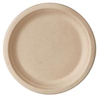 Bord iezzy pf 170mm suikerriet naturel | 20 stuks - thumbnail