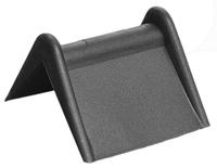Kunststof hoekbeschermers zwart 40 x 35 mm (max. bandbreedte x vleugelbreedtes) - thumbnail