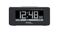 WT295 radiogestuurde wekker met instelbare negatieve weergave, 2 alarmen, automatisch nachtlampje, datum- en temperatuurweergave, snooze-functie (snooze) - thumbnail