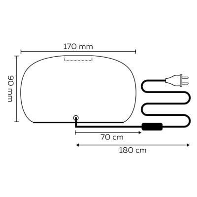 Circle TafellampWood Ø 17cm - 3001001700