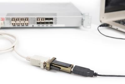 Digitus USB 2.0, Serieel Adapter [1x USB-A 2.0 stekker - 1x D-sub stekker 9-polig] DA-70167 0.80 m Vergulde steekcontacten