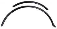 Eurofender S.r.l.u. Stel spatborden 28 inch 46 pvc zwart eurofender - thumbnail