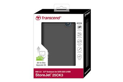 Transcend TS0GSJ25CK3 SATA-HDD-behuizing 2.5 inch USB-A 3.2 Gen 1