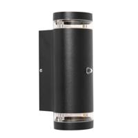 Steinhauer Buitenlamp Panay incl. LED 2 lichts dag nacht sensor zwart - thumbnail