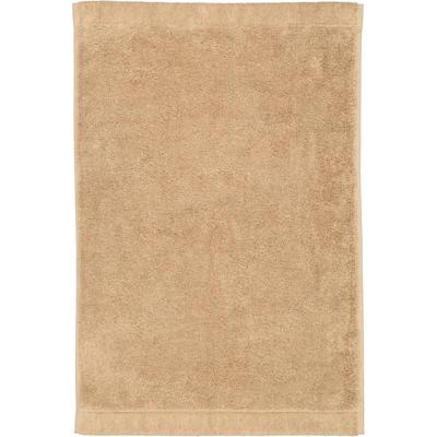 Cawö Cawo Lifestyle Uni Gastendoekje 30x50 caramel