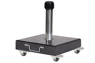 Platinum | Parasolvoet Rome Graniet met Wielen | 40 kg