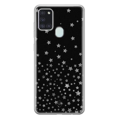 Samsung Galaxy A21s siliconen hoesje - Falling stars Samsung Galaxy A21s siliconen hoesje - Falling stars