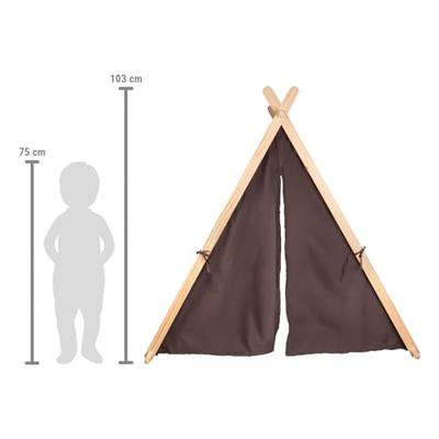 Small Foot Taupe speeltent voor binnen