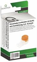 Quadrios 1905C131 Draadconnector Flexibel: 0.13-3.4 mm² Massief: 0.13-0.65 mm² Aantal polen: 2 15 stuk(s) Oranje - thumbnail