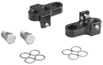 Crankverkorter Mirage T6 aluminium met RVS bouten - zwart