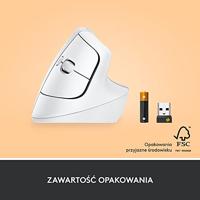 Logitech Lift for Business Wit Ergonomische Draadloze Muis - thumbnail