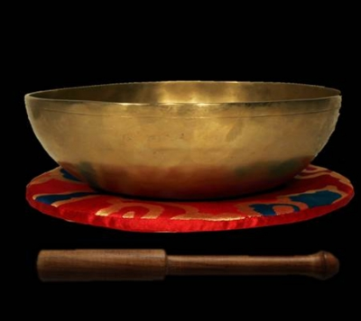 Handgemaakte Bronzen Klankschaal Samadhi 1050-1550 gram