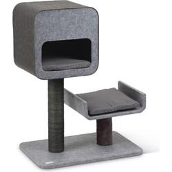 Beeztees tinka - krabpaal - vilt - grijs - 60x40x82 cm Beeztees tinka - krabpaal - vilt - grijs - 60x40x82 cm