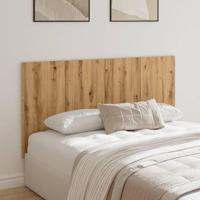 Hoofdeinde 160x1,5x80 cm bewerkt hout artisanaal eikenkleur - thumbnail