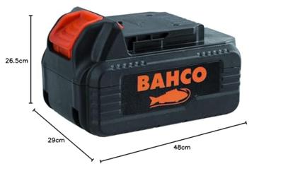 Bahco Draadloze vlakpolijstmachineset met blok van 5" (18 V) - BCL33AP1K1
