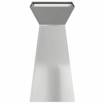 Pilaar Plantenbak 2 pcs Zilver 35 x 35 x 73 cm Staal