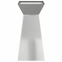 Pilaar Plantenbak 2 pcs Zilver 35 x 35 x 73 cm Staal - thumbnail