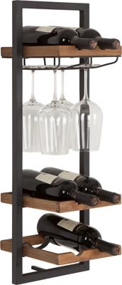 d-Bodhi Wijnrek Winemate - 6 Flessen 4 Glazen d-Bodhi Wijnrek Winemate - 6 Flessen 4 Glazen